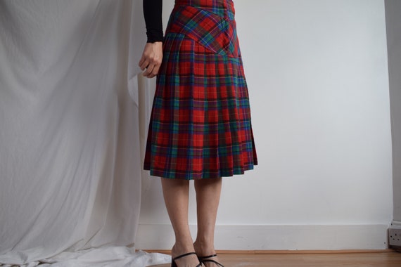 Vintage Italian wool midi skirt. Originally women… - image 4