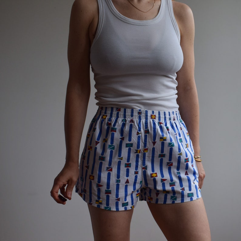 Vintage cotton shorts. Originally womens size M. 80s era. image 6