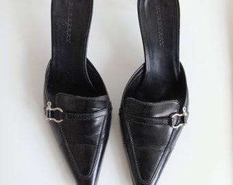 Burberry black high heels mules / slides. Originally women’s size eur 36 / UK 4.