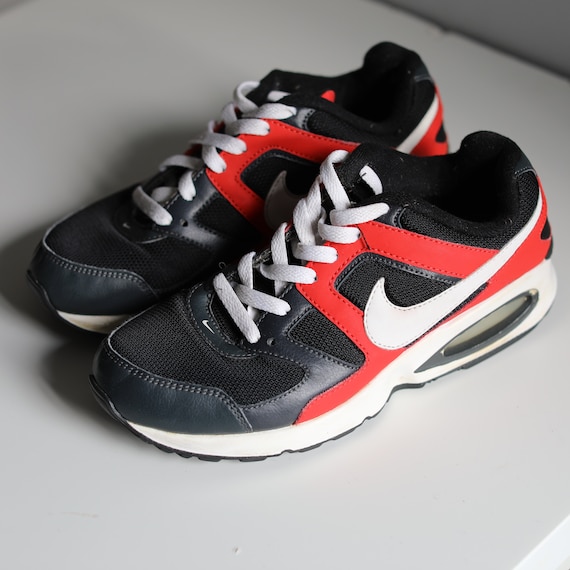 Scarpe da ginnastica vintage Nike Air nere rosse. Taglia originale 37 5 UK 4 5. Etsy Italia
