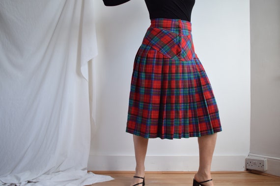 Vintage Italian wool midi skirt. Originally women… - image 6