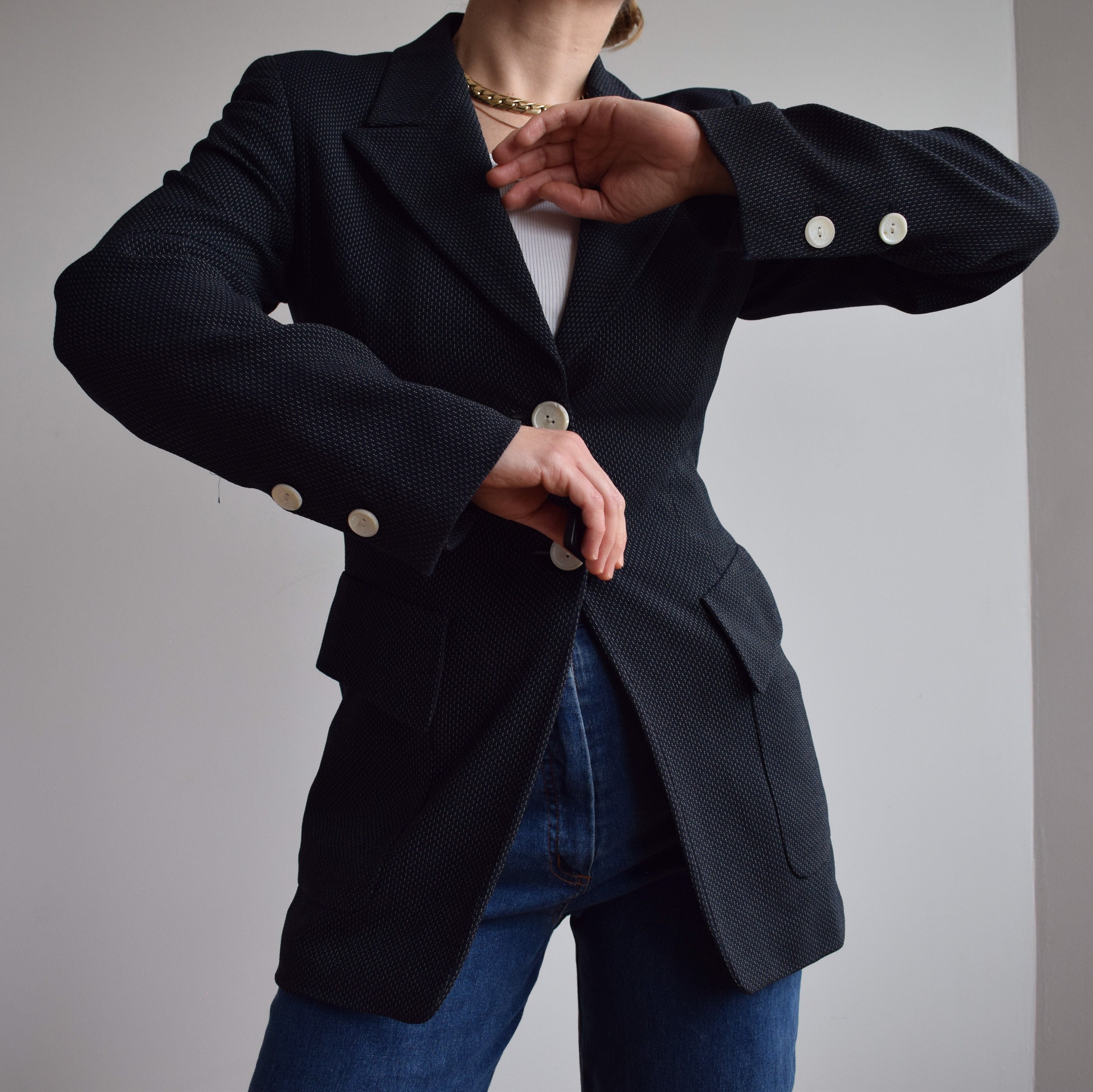 Vintage escada hotsell blazer