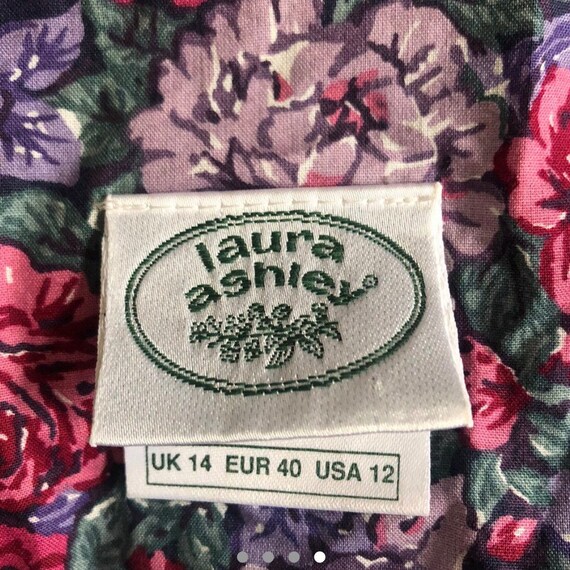 Vintage Cotton Midi Laura Ashley Dress. Originally Women's Size M