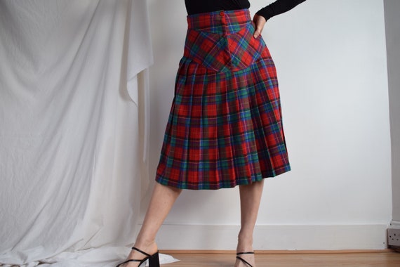 Vintage Italian wool midi skirt. Originally women… - image 5