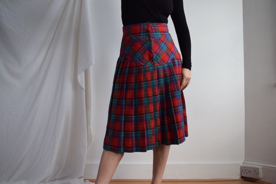 Vintage Italian wool midi skirt. Originally women… - image 2