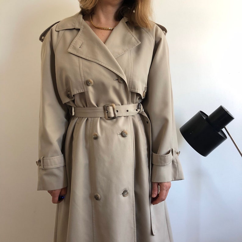 Vintage cream Danimac trench coat. Originally womens size M. | Etsy