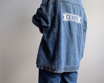 ジャケット・アウター Vintage Denim Coat Autumn Vintage Denim Jacket Men Hip-Hop Fashion Washed Denim
