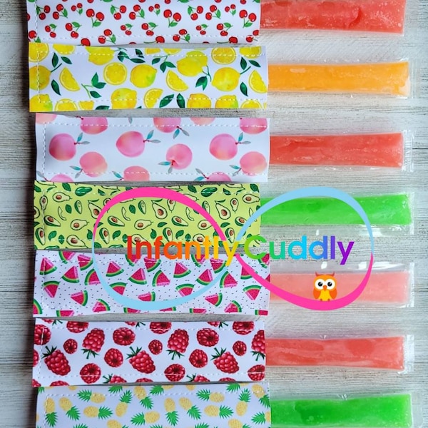 Reusable Popsicle Sleeves~freezie coozies~icepop holders