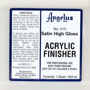 Angelus Finisher Huge 944ml - semi to high gloss finisher AU