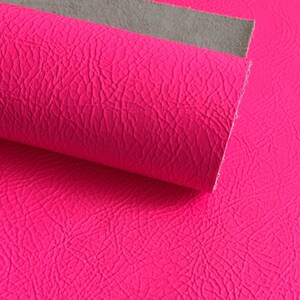 Neon Pink Cowhide Leather Panel | Thickness - 3oz-3.5oz (1.2mm-1.4mm)