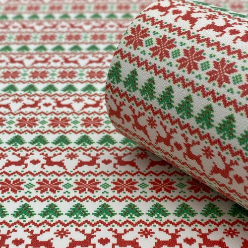 Printed Leather Ugly Sweater Leather 