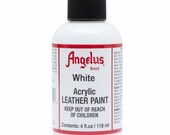 Angelus 4oz White Acrylic Leather Paint