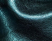 Metallic Teal Pebble Grain Cowhide Leather 8 quot x 12 quot and 12 quot x 12 quot 3oz-4oz (1.2-1.6mm)