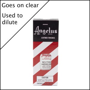 Angelus Neutral Leather Dye 3oz -Neutral - Leather Dye