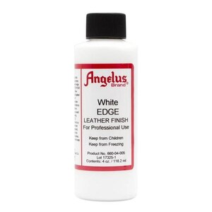 Angelus White Edge Leather Finish | Edge Finish For Leather