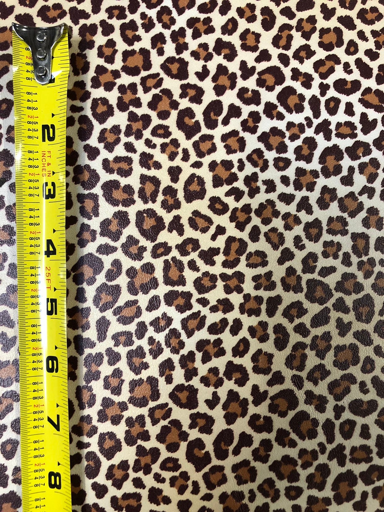 Marine Vinyl Yard Cheetah Upholstery Vinyl Faux Leather | Etsy