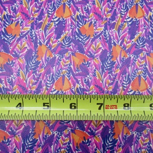 Marine Vinyl Yard Purple Floral Fabric Faux Leather Fabric - Etsy