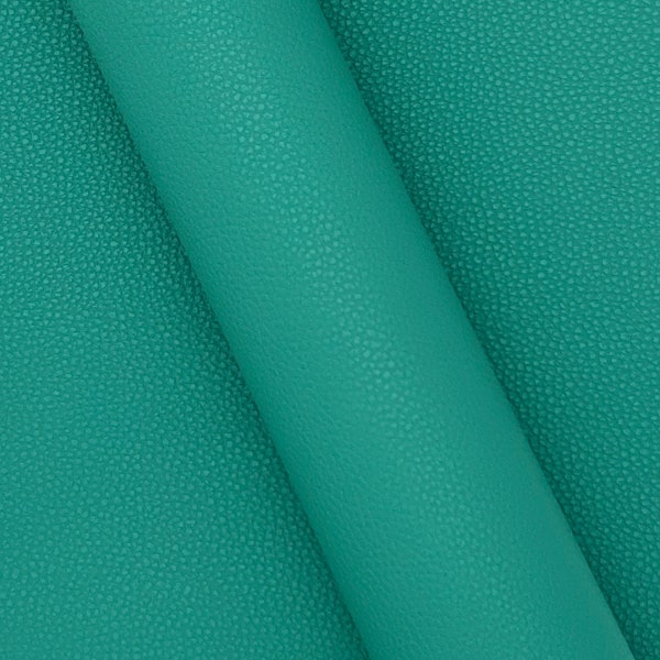 Faux Leather - Teal - Pebble Grain Faux Leather | Faux Leather Sheet | Earring Material | Hair Bow Fabric | Keychain Faux Leather