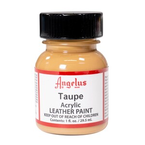 Angelus Taupe Acrylic Paint 1oz - Leather Acrylic Paint - Shoe Paint - Custom Shoe Paint