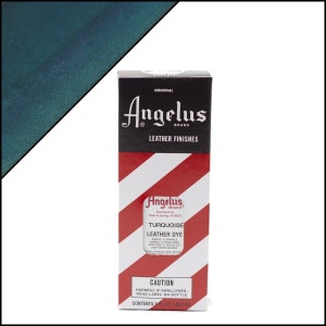 Angelus Turquoise Leather Dye 3oz - Turquoise - Leather Shoe Dye
