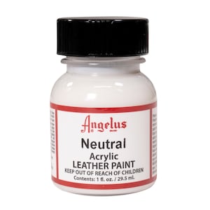 Angelus Neutral Acrylic Paint 1oz - Leather Acrylic Paint - Shoe Paint - Custom Shoe Paint