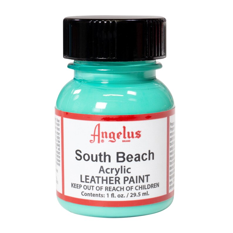 Angelus South Beach Acrylic Paint 1oz Leather Acrylic Paint Shoe Paint Custom Shoe Paint image 1