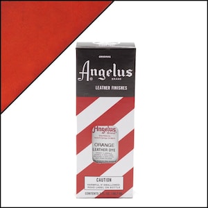 Angelus Orange Leather Dye 3oz - Orange - Leather Shoe Dye
