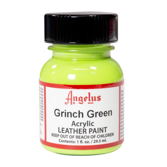 RED Flexible Glitter Angelus Shoe Paint for leather & Synthetic SPARKLE