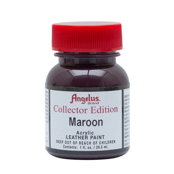 Angelus Collector Edition - Maroon - Leather Paint 1 oz - Etsy 日本 