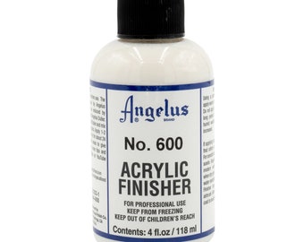 Acrylic Finisher Original Formula #600 | Leather Dye Sealer | Acrylic Paint Finish | Dye and Paint Sealer | Clear Coat