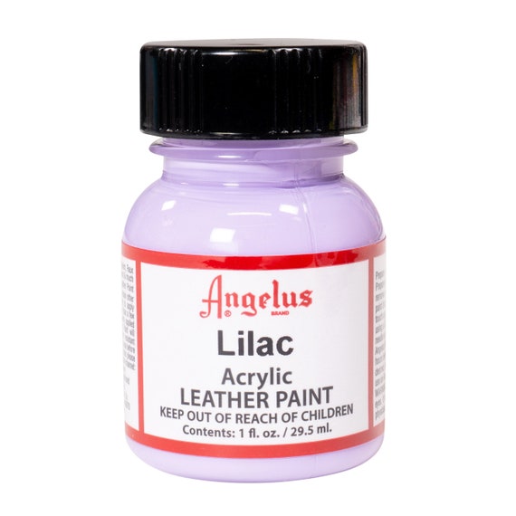 Angelus Acrylic Leather Paint Lilac 1oz Bottle Etsy