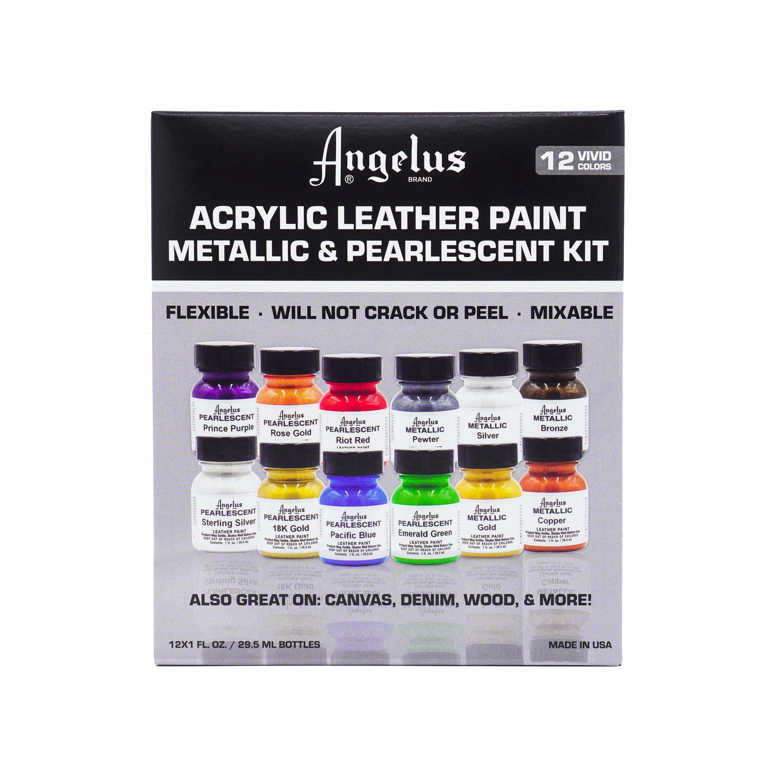 Angelus Acrylic Leather Paint Pearlescent 118 ml 