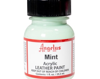 Angelus Mint Acrylic Paint 1oz - Leather Acrylic Paint - Shoe Paint - Custom Shoe Paint