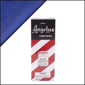 Angelus Blue Leather Dye 3oz - Blue - Leather Shoe Dye