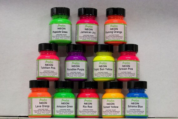 Angelus Complete Neon Color Kit 12 Colors