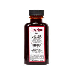 Angelus Tan Suede Dye 3oz - Tan - Suede Leather Dye