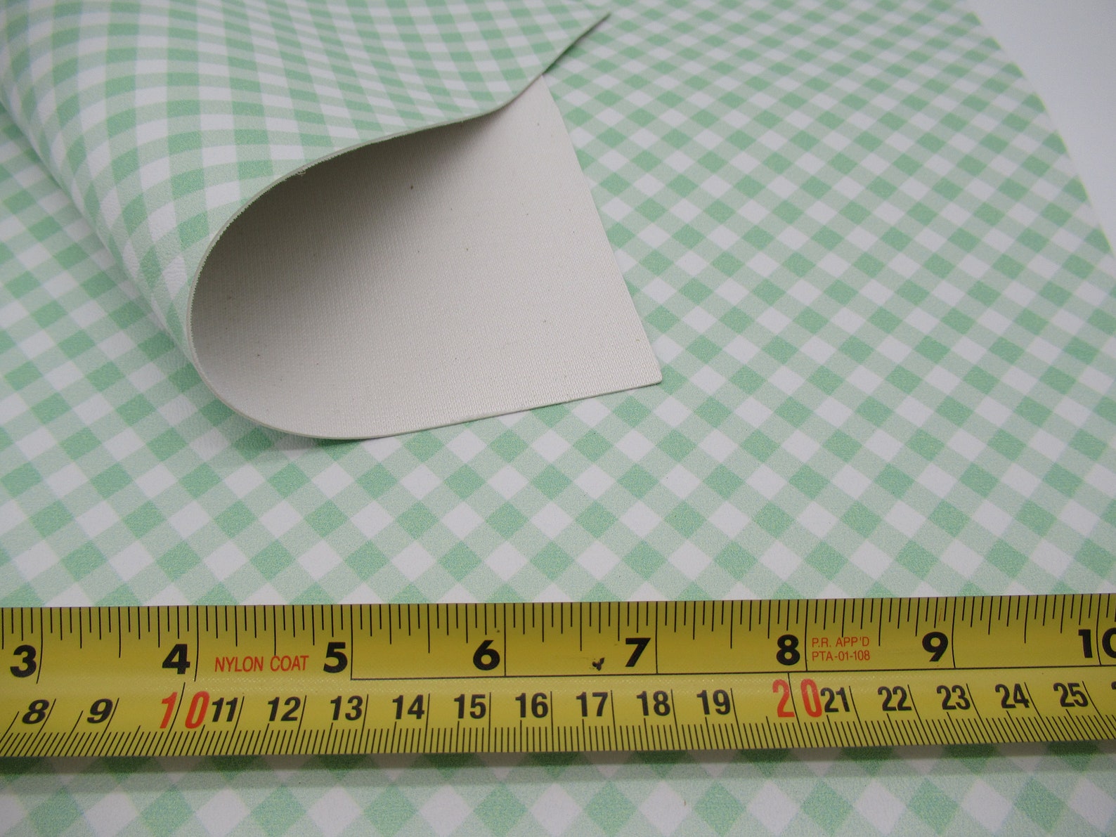 Marine Vinyl Sheets Gingham Print Multiple Colors Faux Etsy