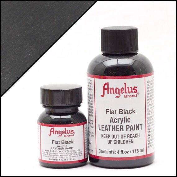 Angelus Flat Black Acrylic Paint Leather Acrylic Paint Shoe Paint Custom Shoe  Paint 