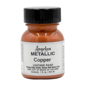 Angelus Leather Paint - Copper 1oz Bottle