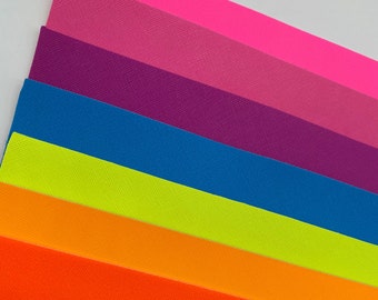 Faux Leather - Neon Solid Faux Leather | Faux Leather Sheet | Earring Material | Hair Bow Fabric | Keychain Faux Leather