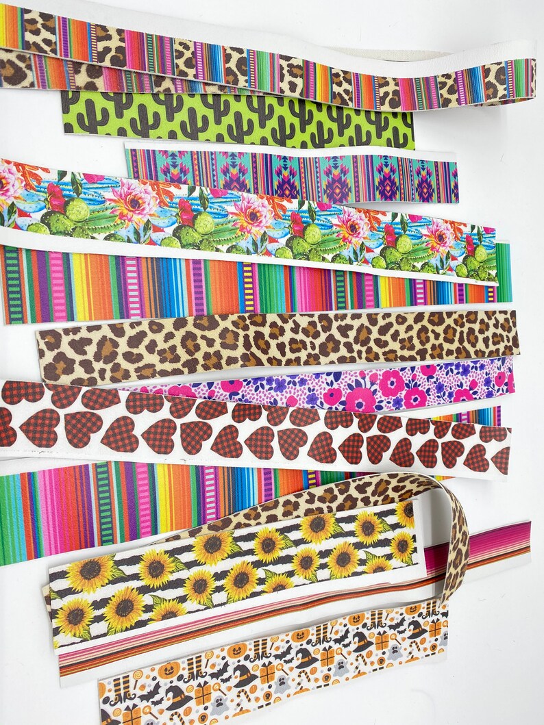 Faux Leather Scrap 4oz bag Faux Leather Strips for Etsy