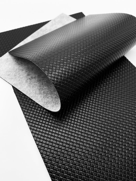 Faux Leather Black Embossed Faux Leather Faux Leather Etsy