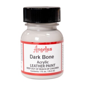 Angelus Dark Bone Acrylic Paint 1oz - Leather Acrylic Paint - Shoe Paint - Custom Shoe Paint