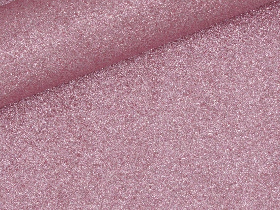 Bubblegum Pink faux Glitter Fabric