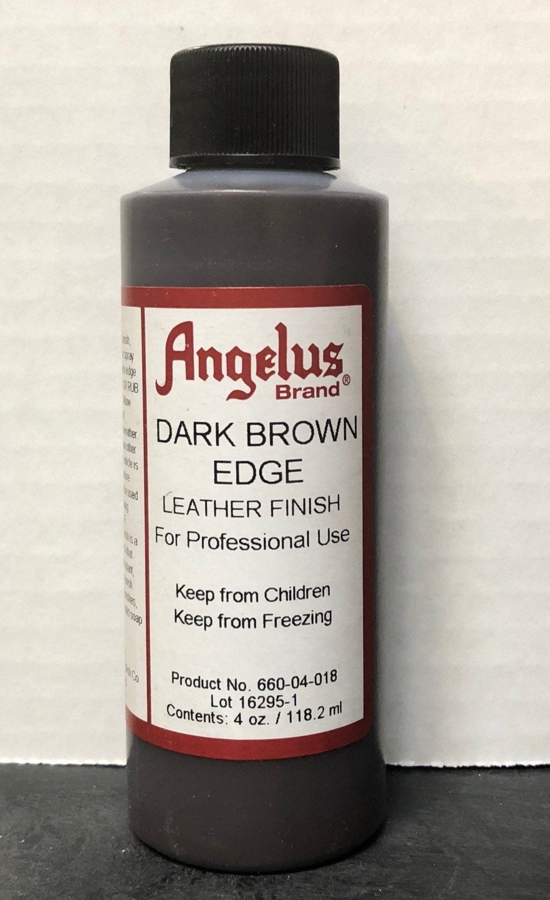 Angelus Edge Leather Finish Dark Brown 