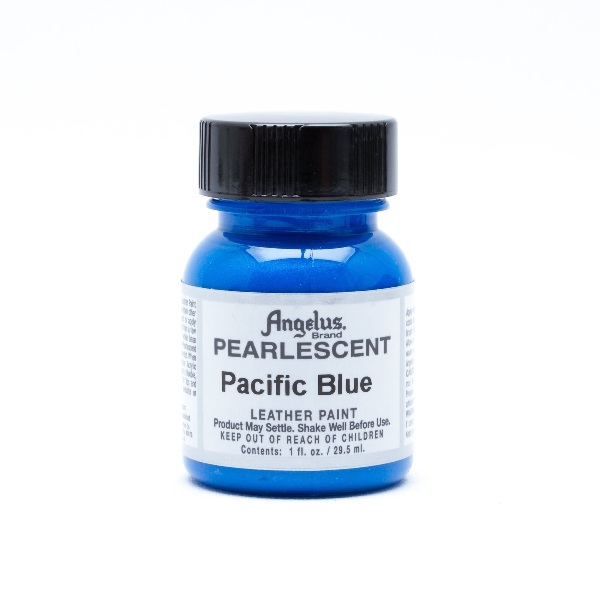 Angelus Pearlescent Paint Pacific Blue / 1oz and 4oz Bottles / Metallic  Leather Paint 