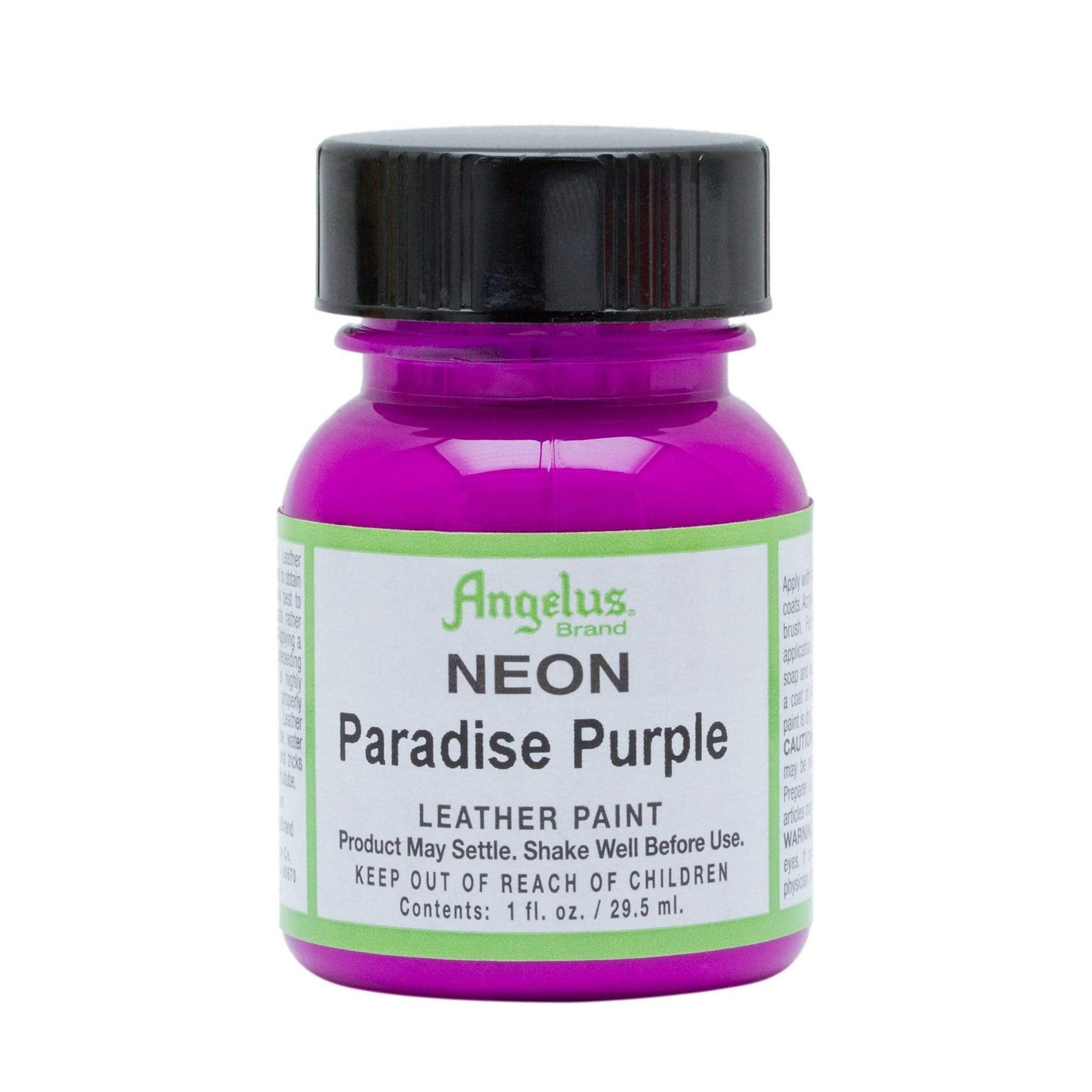 Angelus Neon Acrylic Leather Paint Paradise Purple 1oz Etsy
