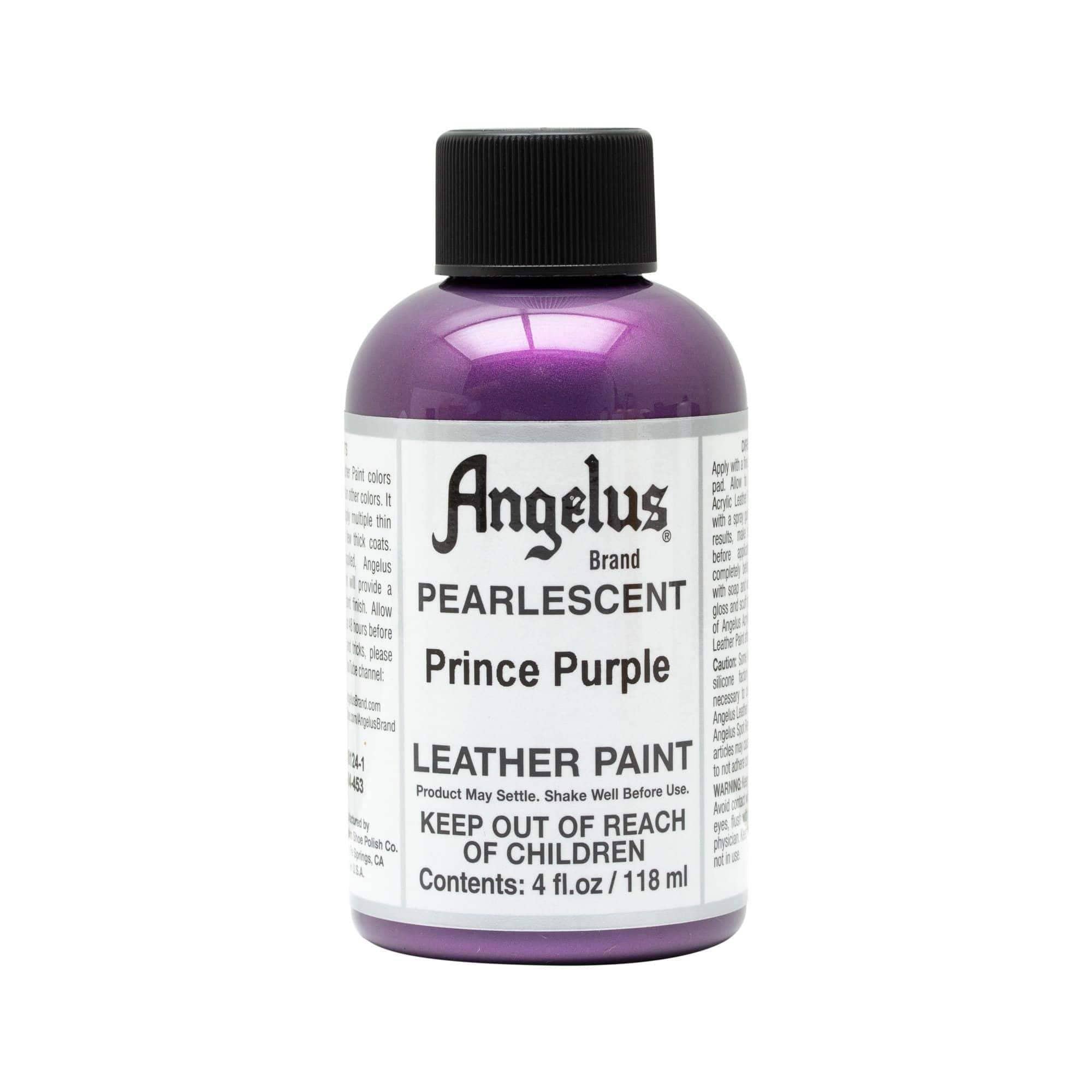 Angelus Pearlescent Paint Prince Purple / 1oz and 4oz Bottles Etsy