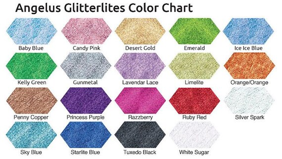 Angelus Glitterlites Flexible Glittercoat Paint - Desert Gold, 1 oz