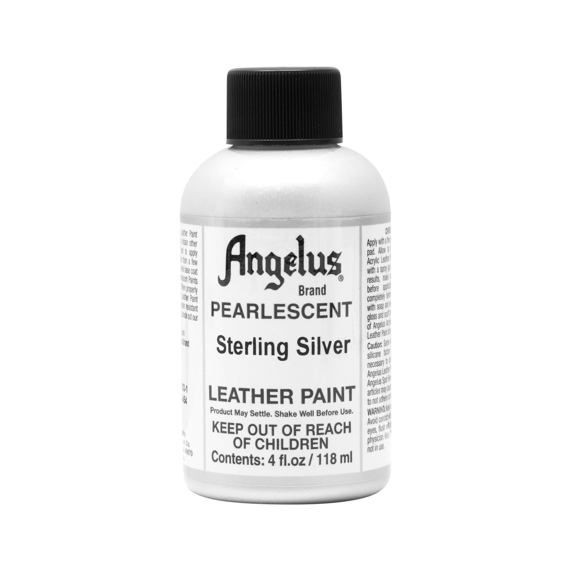 Angelus Acrylic Leather Paint, White, 1 oz